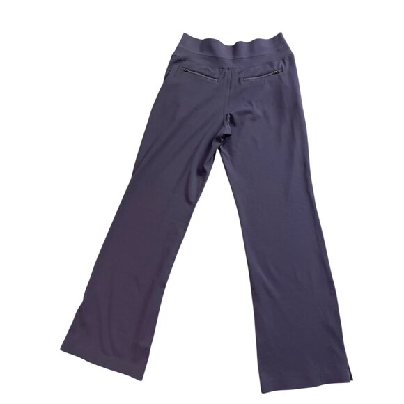 Athleta Venice Flare Pant Nightfall Purple Yoga Lounge Comfortable Activewear L - Picture 8 of 10